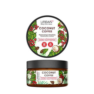 Urban Care Body Care Coconut Coffee Body Scrub - Natural Exfoliant for Smooth, Hydrated Skin Urban Care Coconut Coffee Body Scrub for Smooth Skin body scrub, coffee scrub, coconut body care, natural exfoliant, skincare product, natural skincare, coffee grounds, coconut ingredient, exfoliating properties, moisturizing effects, smooth skin, hydrated skin, radiant skin, skincare routine, body care products, natural ingredients, antioxidant benefits