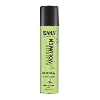 Isana Professional Bamboo Hair Spray - Vegan, Natural Hair Styling with Pleasant Scent, 8.45 fl oz Isana Bamboo Hair Spray - Natural, Vegan Hair Styling Hair Spray, Bamboo Extract Hair Spray, Vegan Hair Care, Natural Hair Styling, Scented Hair Products, Hair Styling Products, Vegan Hair Spray, Natural Fragrance Hair Care, Green Tea Hair Products, Light Hold Hair Spray