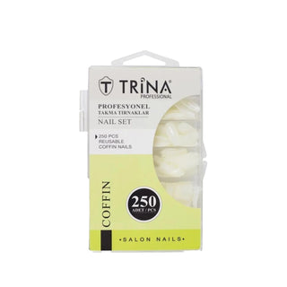 Trina Coffin Nail Tips 250 Pieces - Artificial Nail Enhancements for DIY Nail Art Trina Coffin Nail Tips 250 Pieces Trina Coffin Nail Tips, Artificial Nail Tips, Coffin Nail Shape, Nail Beauty Products, DIY Nail Solutions, Nail Art, Nail Enhancements, Beauty Products, Cosmetic Products