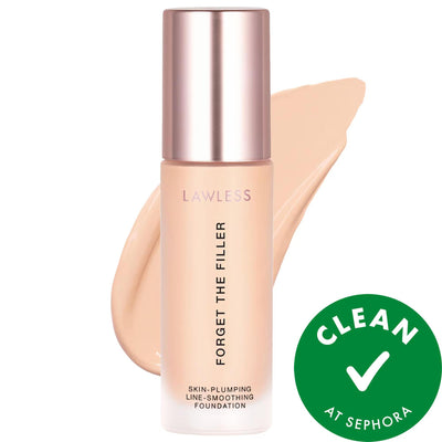 Forget The Filler Skin-Plumping Line-Smoothing Foundation: Full Coverage, Anti-Aging, Vegan & Cruelty-Free Hyaluronic Ac
