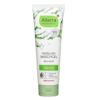 Alterra Bioalg: Organic Micellar Facial Cleanser - Gentle Vegan Face Wash with Algae & Cucumber for All Skin Types - Natural Daily Face Cleaning Gel Alterra Organic Cleanser: Vegan Face Wash for All Skin Types organic facial cleanser, vegan face wash, natural micellar cleanser, gentle daily face wash, algae face wash, cucumber face wash, face cleanser for all skin types, cruelty-free face cleanser, rossmann alterra bioalg, natural face cleaning gel, facial cleanser, face wash, micellar water, organic skinca