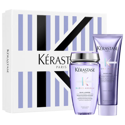 Kérastase KŽrastase Blond Absolu: Luxury Haircare Set - Hydrating, Strengthening Shampoo & Conditioner for Blond, Lighte