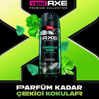 Axe Premium Collection Men's Deodorant Spray - Long-Lasting Odor Protection, Aluminum-Free, Premium Fragrance with Essential Oils Axe Men's Deodorant Spray - 72hr Protection men's deodorant spray, premium fragrance deodorant, aluminum-free deodorant, long-lasting odor protection, essential oil deodorant, men's grooming, personal care, Axe Premium Collection, geranium fragrance, patchouli scent, cedarwood notes, 72-hour protection