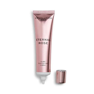 Revolution Pro Highlighter Eternal Rose Glow Creme - Cruelty-Free Makeup for Natural Glow Revolution Pro Highlighter for Natural Glow highlighter cream, cruelty-free makeup, Vitamin E skincare, rose extract benefits, natural glow makeup, makeup for natural glow, skincare-friendly makeup, 4-in-1 cream highlighter, lightweight highlighter, ethical beauty products, makeup gifts, daily makeup essentials