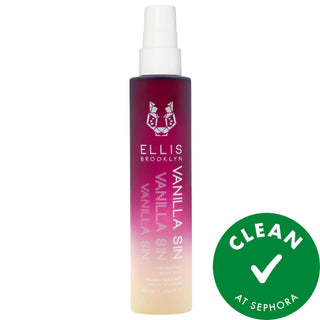 Ellis Brooklyn VANILLA SIN: Warm Spicy Gourmand Body Mist with Black Cherry, Almond Cream & Bourbon Vanilla - Clean Hair & Body Fragrance Ellis Brooklyn Vanilla Sin Body Mist: Warm & Spicy Gourmand Vanilla Body Mist, Warm Spicy Fragrance, Gourmand Body Spray, Black Cherry Perfume, Almond Cream Fragrance, Bourbon Vanilla Mist, Clean Body Mist, Hair Fragrance, Sweet Body Spray, Ellis Brooklyn Vanilla Sin, body mist, fragrance, women's fragrance, hair mist, gourmand fragrance, spicy fragrance, vanilla fragranc