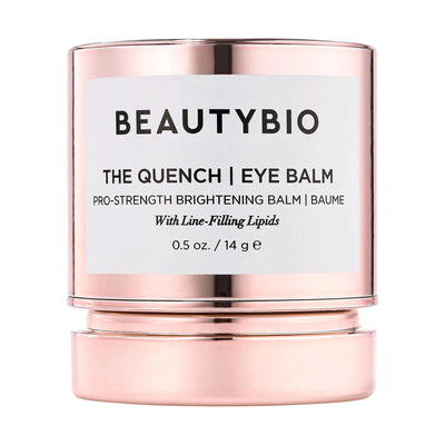 The Quench Brightening Eye Balm - Vegan Anti-Aging Eye Cream with Jojoba & Olive - Hydrating Eye Treatment for Fine Line