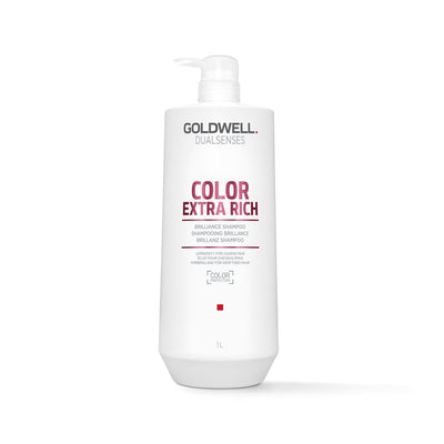 Goldwell Dualsenses Color Extra Rich Shampoo for Color-Treated Hair - 1000ml, Enhances Shine & Richness