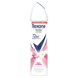 Rexona Sexy Bouquet Women's Antiperspirant Deodorant Spray - 72h Protection, Floral Scent, Easy Spray Application Rexona Sexy Bouquet Deodorant Spray - 72h Protection Women's Deodorant Spray, Antiperspirant Deodorant for Women, Long-lasting Deodorant, Rexona Deodorant, Sexy Bouquet Deodorant, Floral Deodorant, 72h Protection, Easy Application, Motion-Activated Fragrance, Active Women, Personal Hygiene, Confidence Boost, Antiperspirant Protection, Women's Health, Beauty Products