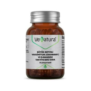 Venatura Cranberry & D-Mannose Supplement: Natural UTI Support, Antioxidant Boost, Easy-to-Swallow Capsules for Urinary Tract Health Venatura Cranberry D-Mannose: Natural UTI Support & Prevention Cranberry supplement, D-Mannose supplement, Urinary tract health, Cranberry capsules, Vaksiniyum supplement, UTI prevention, Natural UTI support, Dietary Supplement, UTI, urinary tract infection, cranberry extract, D-mannose, natural health, women's health, preventative care, daily supplement, easy to use, antioxid