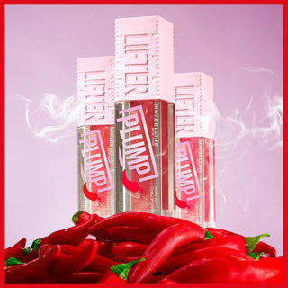Maybelline New York Lifter Plump Dudak Parlatıcısı 006 Hot Chili - Instantly Plumps Lips, Long-Lasting Effect, Non-Sticky Maybelline Lifter Plump Lip Gloss - Instant Plumping Lip Plumper, Maybelline New York Lifter Plump, Lip Gloss with Plumping Effect, Non-sticky Lip Care, Long-lasting Lip Plumper, Cosmetic Lip Care, Beauty Products, Makeup, Lip Care Routine, Chili Pepper Extract, Instant Plumping, Confidence Boost, Non-Invasive Beauty Solutions