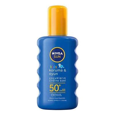 Nivea Children's Sunscreen Spray SPF 50+ - Water-Resistant, Dermatologically Tested & Pediatrician-Approved for Kids
