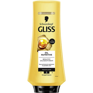 Gliss Oil Nutritive Hair Conditioner: Nourishing Omega 9 & Marula Oil Treatment for Damaged Hair - Smooths, Softens & Enhances Shine Gliss Oil Nutritive Hair Conditioner - Damaged Hair Treatment hair conditioner, damaged hair treatment, Omega 9 hair care, Marula oil conditioner, nourishing hair conditioner, smoothing hair cream, hair shine enhancer, hair detangler, dry hair, brittle hair, frizz control, split ends, hair repair, hair hydration, hair manageability, healthy hair, radiant shine, women's hair ca