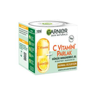 Garnier Vitamin C Brightening Gel Cream: Daily Facial Moisturizer for Radiant, Even Skin Tone - Lightweight, Non-Greasy, 1.69 fl oz Garnier Vitamin C Moisturizer - Brighten & Hydrate Skin Vitamin C Moisturizer, Brightening Gel Cream, Daily Facial Moisturizer, Garnier Vitamin C, Normal Skin Moisturizer, Lemon Extract Skincare, C Vitamini Nemlendirici Jel, Facial Brightening Cream, Lightweight Moisturizer, Vitamin C, Lemon Extract, Gel Cream, Facial moisturizer, Brightening, Hydrating, Skincare, Normal skin, 
