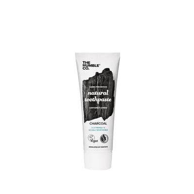 Humble Charcoal Siyah Di_ Macunu 75 ml - Natural Teeth Whitening Toothpaste with Activated Charcoal