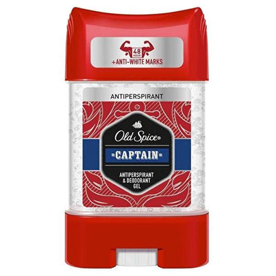 Old Spice Captain Jel Deodorant Anti-Perspirant - Refreshing, Stain-Free, Long-Lasting Protection for Men