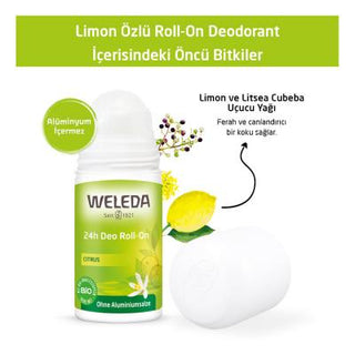 Weleda Natural Roll-On Deodorant - Aluminum-Free, Lemon Scented, 24-Hour Protection Weleda Natural Deodorant - Aluminum-Free & Lemon Scented Natural Deodorant, Aluminum-Free Deodorant, Organic Deodorant, Roll-On Deodorant, Lemon Scented Deodorant, Weleda, Personal Care, Natural Personal Care, Hygiene, Deodorant, Natural Skincare, Sensitive Skin, Eco-Friendly, 24-Hour Protection