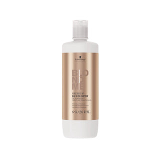Schwarzkopf Blondme Premium Care Developer %6 20 Volume - 1000ml Hair Coloring & Bleaching Developer Schwarzkopf Blondme 20 Vol Developer - 1000ml Schwarzkopf Blondme, Hair Developer, 20 Volume Developer, Oxidizing Agent, Hair Coloring, Hair Bleaching, Premium Care, Blondme Products, Hair Care, Professional Hair Products, At-Home Hair Coloring, Hair Bleaching Kit, Color Developer, Blonde Hair Care