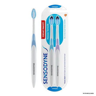 Sensodyne Sensitive Toothbrush - Gentle Oral Care for Sensitive Teeth & Gums, Soft Bristle, 2-Pack Sensodyne Sensitive Toothbrush - Gentle Care for Sensitive Teeth sensitive toothbrush, gentle oral care, soft bristle toothbrush, Sensodyne toothbrush, sensitive teeth cleaning, oral hygiene, toothbrush for sensitive gums, gentle toothbrush, sensitive teeth care, oral care products, toothbrush 2-pack