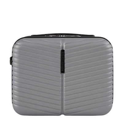 Ccs 5266 Hard Shell Makeup Bag in Silver