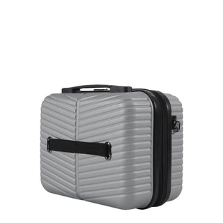 Ccs 5266 Hard Shell Makeup Bag in Silver