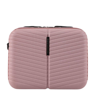 Ccs 5266 Hard Shell Makeup Bag in Powder Pink