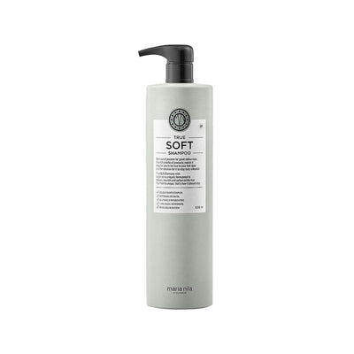 Maria Nila True Soft Sulfate-Free Moisturizing Shampoo for Dry/Damaged Hair, 1000ml - Gentle & Nourishing Hair Care