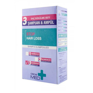 CeceMed Stop Hair Loss Shampoo 300 ml & Ampoules 5x7 ml