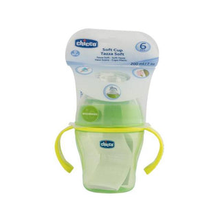 Chicco Soft Glass Green 200ml 6 Months+