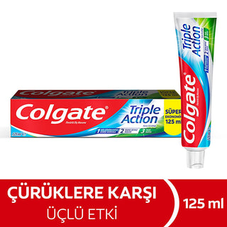Colgate Triple Action Toothpaste - 4.23 fl oz - Anti-Cavity, Whitening, Fresh Breath Colgate Triple Action Toothpaste - Oral Care Colgate toothpaste, triple action toothpaste, oral hygiene products, anti-cavity toothpaste, whitening toothpaste, fresh breath toothpaste, comprehensive oral care, dental hygiene products, health and personal care
