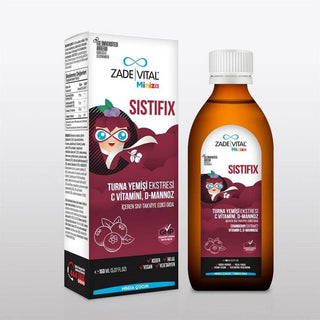 zade vital miniza sistifix 150ml, cranberry dietary supplement for children and adults Zade Vital Miniza Sistifix - Cranberry Supplement | 150 ml Zade Vital Miniza Sistifix - Cranberry Supplement | 150 ml zade-vital, cranberry-supplement, liquid-dietary-aid, immune-support, children-health, adults-health, vitamin-c, d-mannose, urinary-health, ai-generated