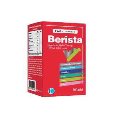 Tabvitamins Berista: 60 Dietary Supplement Tablets for Enhanced Daily Nutrition & Health - Easy to Swallow Vitamin Suppl