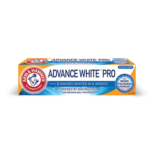 Arm & Hammer Advance White Pro Toothpaste: Whiten Teeth Up to 3 Shades & Remove Stubborn Stains - Deep Cleaning & Fresh Breath Arm & Hammer Toothpaste: Whiten Teeth & Remove Stains teeth whitening toothpaste, Arm & Hammer toothpaste, stain removal toothpaste, deep cleaning toothpaste, fresh breath toothpaste, toothpaste for smokers, toothpaste for coffee drinkers, Advance White Pro toothpaste, best whitening toothpaste, safe teeth whitening, teeth whitening, stain removal, fresh breath, dental care, oral hy