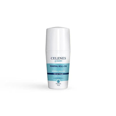 Celenes Natural Roll-On Deodorant for Sensitive Skin - Aluminum-Free, Thermal Water Benefits - 2.54 fl oz