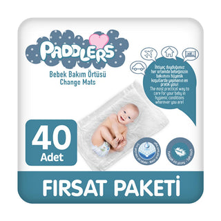 Paddlers Baby Changing Pads 40-Count: Soft Cottony Disposable Diaper Changing Mat for Hygienic Infant Care On-the-Go Paddlers Baby Changing Pads: Hygienic & Soft Diaper Changes On-the-Go baby changing pad, disposable changing pad, baby diaper changing mat, portable changing pad, baby care products, hygienic diaper changing, diaper changing supplies, infant care essentials, baby hygiene, diapering, changing diapers, baby travel, new mom gifts, baby shower gift, soft changing pad, absorbent changing pad, leak