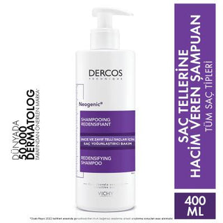 Vichy Dercos Neogenic: Hair Thickening Shampoo for Hair Loss & Density | Volumizing, Paraben-Free, Hypoallergenic, Dermatologist Tested Vichy Neogenic Hair Thickening Shampoo | For Hair Loss & Density hair thickening shampoo, hair loss shampoo, hair density shampoo, Vichy Dercos Neogenic, shampoo for thinning hair, paraben free shampoo, hypoallergenic shampoo, hair growth shampoo, shampoo for hair loss, hair volumizing shampoo, hair loss, thinning hair, hair density, hair volume, Stemoxydine, Amino complex,