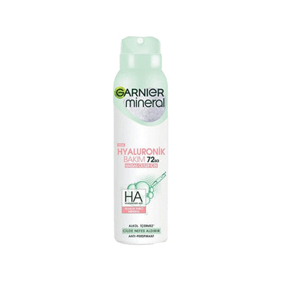 Garnier Mineral Hyaluronik Deodorant Spray - Natural Odor Protection & Moisturizing Benefits, 5.07 fl oz