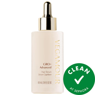 Vegamour GRO+ Advanced Hair Serum for Severe Signs of Thinning - Visibly Improves Hair Density, Reduces Shedding, Vegan Hair Care GRO+ Advanced Hair Serum - Improve Hair Density & Reduce Shedding hair serum, hair thinning, hair shedding, vegan hair care, gluten-free hair products, cruelty-free cosmetics, scalp hydration, plant-based hair serum, hair loss solution, hair density improvement, thinning hair treatment, hair growth serum, vegan beauty products, clean beauty, ethical hair care