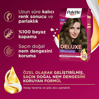 Palette Deluxe Hair Dye - Intense, Long-Lasting Color with Micro Oils for Vibrant Hair Palette Deluxe Hair Dye - Vibrant & Long-Lasting hair dye, intense hair color, long-lasting hair dye, gray hair coverage, rich hair color, vibrant hair color, hair care, beauty products, cosmetic products