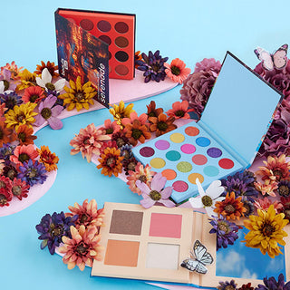 beaulismagical-fair-eyeshadow-palette, colorful colors of beaulis magical fair palette Beaulis Magical Fair 16-Color Eyeshadow Palette | Rainbow Beaulis Magical Fair Palette - 16 Color Eyeshadows beaulismagical-fair-palette, 16-color-eyeshadow, eyeshadow-palette, makeup, teenager-makeup, young-adult-cosmetics, colorful-eyeshadow, shimmer-matte-eyeshadow, rainbow-palette, ai-generated