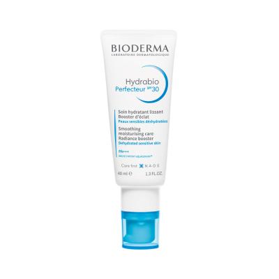 Bioderma Hydrabio Perfecteur Moisturizing Cream with SPF 30 - Hydrating Skincare for Sensitive Skin, Dermatologically Te