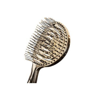 Nascita Pro 3D Flexi Kontrol Golden Hair Brush - Gentle Detangling & Styling for Curly Hair Nascita Pro 3D Flexi Kontrol Golden Hair Brush Hair Brush, Detangling Brush, 3D Flexi Kontrol, Nascita Pro, Golden Hair Brush, Curly Hair, Tangle-Free, Hair Care, Luxury Hair Brush, Premium Hair Accessories, Hair Styling Tools