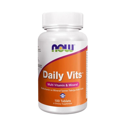 Now Daily Vits Multivitamin: Complete Vitamin & Mineral Supplement for Adults - Boost Energy, Support Immunity & Bone He