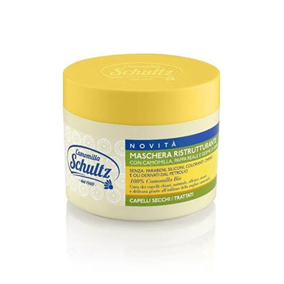 Schultz Hair Mask 300ml - Nourishing Treatment for Dry, Damaged Hair with Bio Papatya, Wheat Germ & Royal Jelly