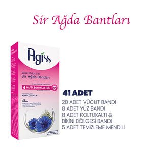 Agiss Hair Removal Wax Strips: Body, Face, Bikini & Underarm - 41 Strips for Normal Skin - Long Lasting Smoothness Agiss Wax Strips: Hair Removal for Body, Face, Bikini - Normal Skin wax strips, hair removal, at home waxing, body wax strips, face wax strips, bikini wax strips, underarm wax strips, hair removal for normal skin, blue st john's wort wax, agiss wax strips, hair removal strips, waxing strips, hair removal at home, waxing at home, hair removal for women, hair removal for men, body waxing, face wa
