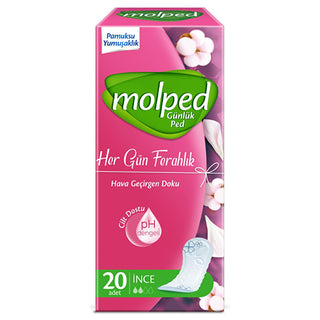 Molped Daily Freshness Panty Liners - pH Balanced, Breathable Comfort for Women's Daily Feminine Hygiene (20-Count) Molped Daily Fresh Panty Liners: pH Balanced Comfort daily panty liners, feminine hygiene pads, pH balanced pads, breathable panty liners, Molped daily fresh, panty liners for sensitive skin, daily freshness pads, women's hygiene products, panty liners, feminine hygiene, pH balanced, breathable, sensitive skin, daily use, women's health, freshness, comfort, hygiene, intimate care, personal car