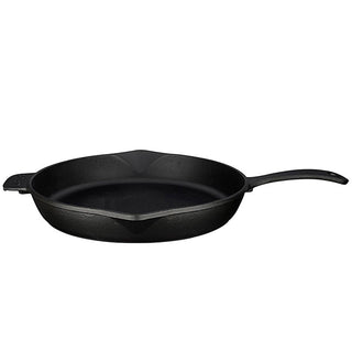 LAVA Cast Iron Frying Pan - 34 cm Diameter, Enamel Coated, Durable Cookware for Healthy Cooking LAVA Cast Iron Frying Pan - Healthy Cooking Made Easy cast iron frying pan, enamel coated cookware, durable cooking pans, healthy cooking options, eco-friendly kitchenware, cooking for large groups, non-reactive cookware, versatile cooking pans, stovetop to oven cookware