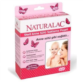 Naturalac Sterile Breast Milk Storage Bag 20 Pieces