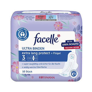 Facelle Pad Ultra Night Protection Winged 10 pcs