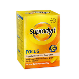Supradyn Multivitamin Supplement Energy Focus 30 Tablets - Boost Energy & Enhance Mental Clarity Supradyn Energy Focus 30 Tablets - Boost Energy & Clarity Multivitamin Supplement, Energy and Focus, Supradyn Energy Focus, Vitamin and Mineral Supplement, Daily Health Supplement, Energy Boost, Mental Clarity, Health and Wellness, Supplements for Energy, Focus Enhancement, Busy Lifestyle, Nutritional Support, Health Maintenance