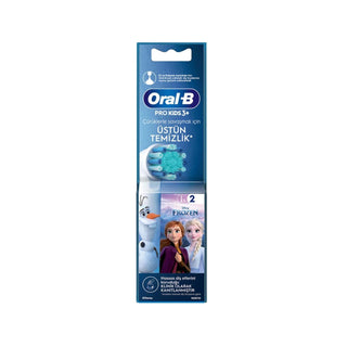 Oral-B Oral-B Pro Kids Frozen Replacement Toothbrush Heads (2-Pack) - Electric Toothbrush Accessories for Kids Oral Care Oral-B Pro Kids Frozen Toothbrush Heads - Kids Oral Care Oral-B, Oral-B Pro Kids, Replacement Toothbrush Heads, Frozen Theme, Electric Toothbrush Accessories, Kids Oral Care, Children's Dental Care, Oral Hygiene for Kids, Frozen Toothbrush Heads, Kids Electric Toothbrush, Oral-B Accessories